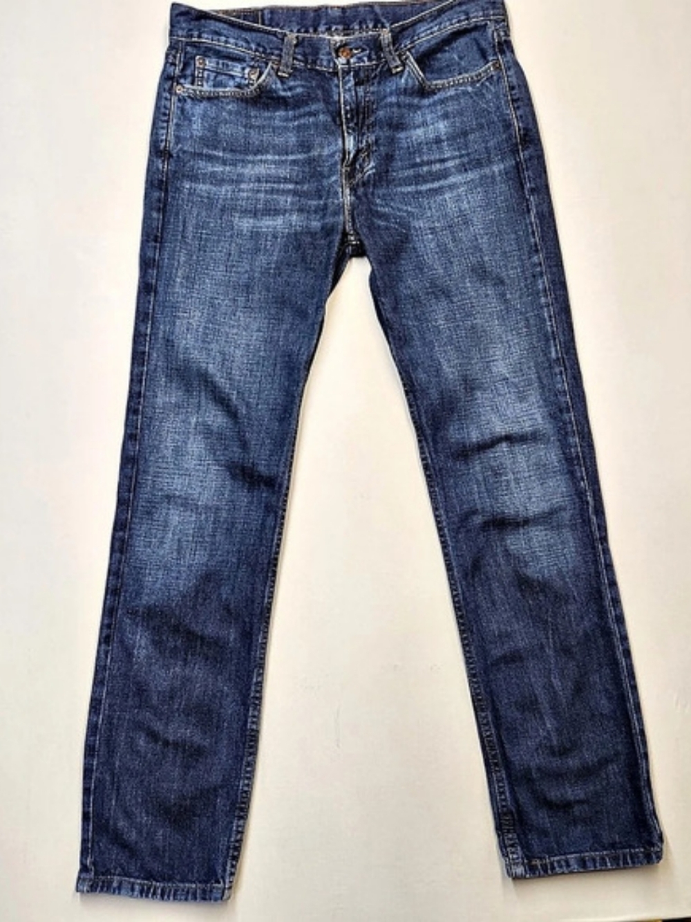 Levi's 514 Straight Fit Jeans Men's 30x30 Blue Denim Medium Wash Workwear Cowboy